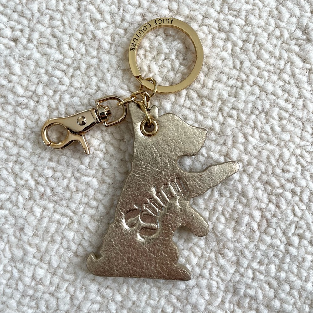 Juicy Couture Trademark Dog Keychain/Purse Charm
